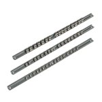 Sealey Premier Socket Retaining Rail Set 1/4", 3/8" & 1/2"Sq Drive 3pc
