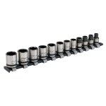 Sealey Premier Black Lock-On Socket Set 3/8"Sq Drive 12pc