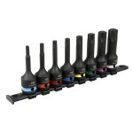 Sealey Premier TRX-Star* Impact Socket Bit Set 1/2"Sq Drive 8pc