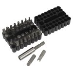 Sealey Premier Power Tool Security Bit & Magnetic Adaptor Set 33pc