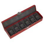 Sealey Premier Hex Impact Socket Bit Set 3/4"Sq Drive 6pc