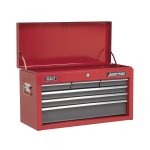 Sealey American PRO® Topchest 6 Drawer - Red/Grey