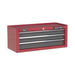 Sealey American PRO® Mid-Box Tool Chest 3 Drawer - Red/Grey