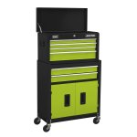 Sealey American PRO® Topchest & Rollcab Combination 6 Drawer - Green