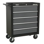 Sealey American PRO® Rollcab 5 Drawer - Black/Grey