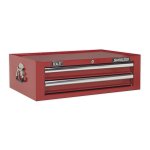 Sealey Superline PRO® Mid-Box Tool Chest 2 Drawer - Red