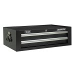 Sealey Superline PRO® Mid-Box Tool Chest 2 Drawer - Black