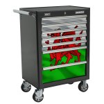Sealey Superline PRO® Rollcab 7 Drawer & Wales Graphics Pack