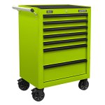 Sealey Superline PRO® Rollcab 7 Drawer - Green/Black