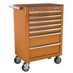 Sealey Superline PRO® Rollcab 7 Drawer - Orange