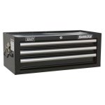 Sealey Superline PRO® Mid-Box Tool Chest 3 Drawer - Black