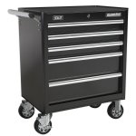 Sealey Superline PRO® Rollcab 5 Drawer - Black