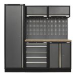 Sealey Superline PRO® Storage System with Wood Worktop 1.96m