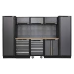Sealey Superline PRO® Storage System with Wood Worktop 3.24m