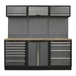 Sealey Superline PRO® Storage System with Wood Worktop 2.04m