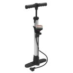Sealey Track Pump with Dial Type Pressure Gauge