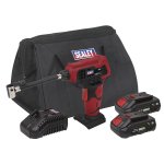 Sealey SV20 Series Cordless Tyre Inflator Kit 20V 2Ah - 2 Batteries