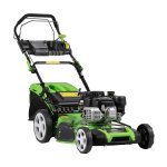 Sealey Dellonda Self-Propelled Petrol Lawnmower Grass Cutter with Height Adjustment & Grass Bag 171cc 20"/51cm 4-Stroke Engine