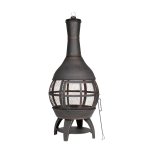 Sealey Dellonda Deluxe 360° Chiminea/Fire Pit/Outdoor Heater - Antique Bronze Finish - DG112