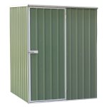 Sealey Dellonda Galvanised Steel Metal Garden/Outdoor/Storage Shed, 5FT x 5FT, Pent Style Roof  Green