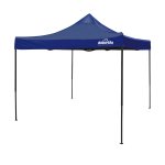 Sealey Dellonda Premium 3 x 3m Pop-Up Gazebo, PVC Coated, Water Resistant Fabric, Supplied with Carry Bag, Rope, Stakes & Weight Bags - Blue Canopy