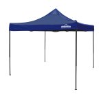 Sealey Dellonda Premium 3 x 3m Pop-Up Gazebo, PVC Coated, Water-Resistant Fabric, Supplied with Carry Bag, Rope, Stakes & Weight Bags - Blue Canopy