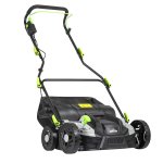 Sealey Dellonda 1500W Electric 2-in-1 Scarifier with 5-Heights, 36cm Cutting Diameter, 45L Grass Collection Bag, 10m Mains Cable, Hand Push