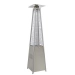 Sealey Dellonda 13kW Pyramid Gas Patio Heater 13kW Commercial/Garden Use - Stainless Steel