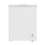 Sealey Baridi Freestanding Chest Freezer, 142L Capacity, Garages and Outbuilding Safe, -12 to -24°C Adjustable Thermostat with Refrigeration Mode, White