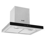 Sealey Baridi 60cm T-Shape Chimney Cooker Hood with Carbon Filters, Stainless Steel