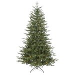 Sealey Dellonda Pre-Lit Hinged Christmas Tree with 190 Warm White LED Lights 5ft(150cm)