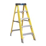 Sealey Fibreglass Step Ladder 4-Tread - EN 131