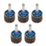 Sealey 25 x 20mm Abrasive Flap Wheel with 6mm Shaft 40Grit - Pack of 5