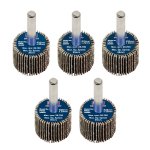 Sealey 25 x 20mm Abrasive Flap Wheel with 6mm Shaft Assorted Grit - Pack of 5