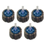 Sealey 40 x 30mm Abrasive Flap Wheel with 6mm Shaft 60Grit - Pack of 5