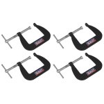 Sealey Junior C-Clamp Set 64 x 64mm 4pc