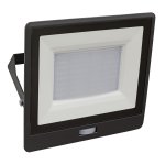 Sealey Extra-Slim Floodlight with PIR Sensor 100W SMD LED