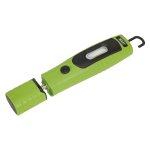 Sealey Rechargeable 360° Inspection Lamp 4W & 3W SMD LED - Green