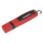 Sealey Rechargeable 360° Inspection Light 8W & 3W SMD LED - Red