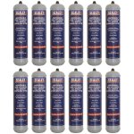 Sealey Disposable Carbon Dioxide/Argon Gas Cylinder 100g - Box of 12