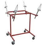 Sealey Heavy-Duty Alloy Wheel Painting/Repair Stand 4 Wheel Capacity