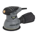 Sealey Siegen 125mm Random Orbital Palm Sander 240W/230V