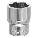 Sealey Siegen Socket 1/2"Sq Drive 22mm