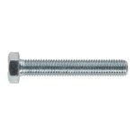 Sealey 8.8 Zinc Plated HT Setscrew M12 x 75mm, DIN 933 - Pack of 10