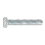 Sealey 8.8 Zinc Plated HT Setscrew M14 x 80mm, DIN 933 - Pack of 10