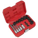 Sealey Brake Caliper Socket Set 17pc