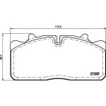 CVP0324K Brake pads inc fitting kit