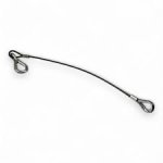 DR53/ST 18" Door Retainers (12mm Loop & Carabina)