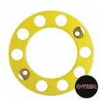 PAR632YW Yellow 10 Stud Nut Ring (Pair)