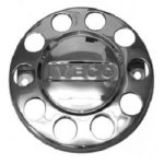 PAR637A Iveco embossed closed centred stainless steel 10 stud nut ring with 335mm PCD